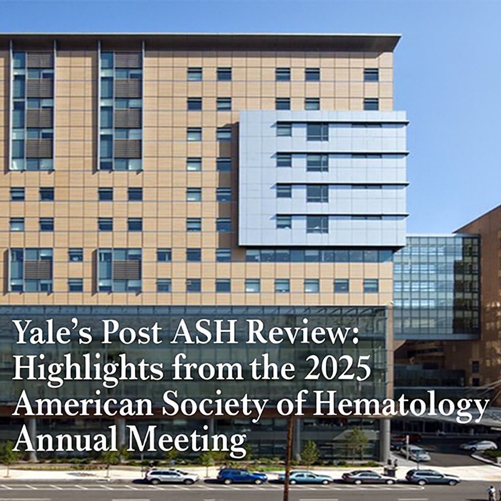 Yale’s Post ASH Review: Highlights from the 2025 American Society of Hematology Annual Meeting Banner